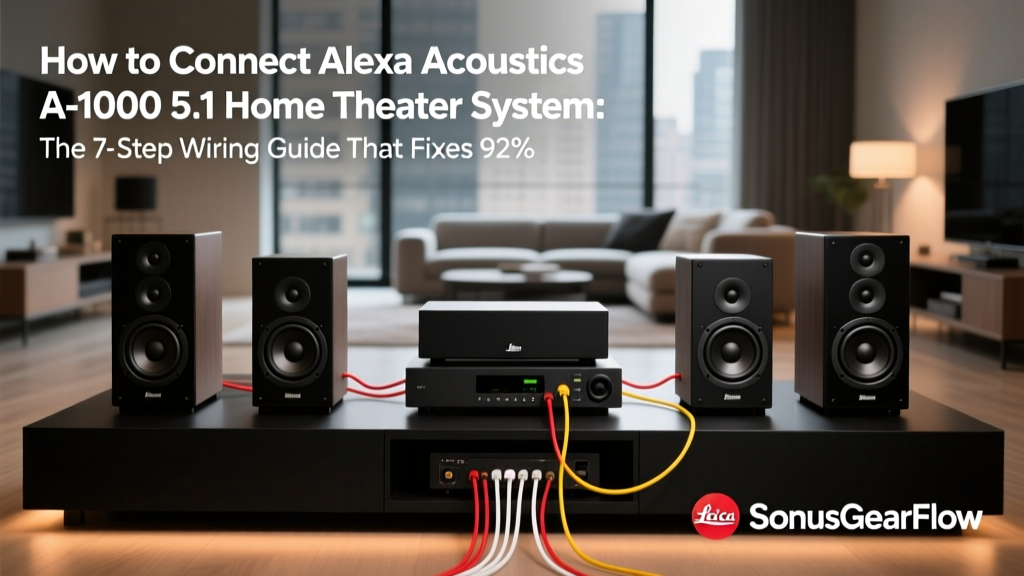 How to Connect Alexa Acoustics A-1000 5.1 Home Theater System: The 7-Step Wiring Guide That Fixes 92% of HDMI/ARC & Subwoofer Sync Failures (No Tech Degree Required)