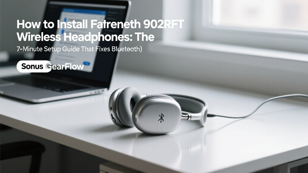 How to Install Fahrenheit 902RFT Wireless Headphones: The 7-Minute Setup Guide That Fixes Bluetooth Pairing Failures, Charging Confusion, and Audio Sync Lag (No Tech Degree Required)