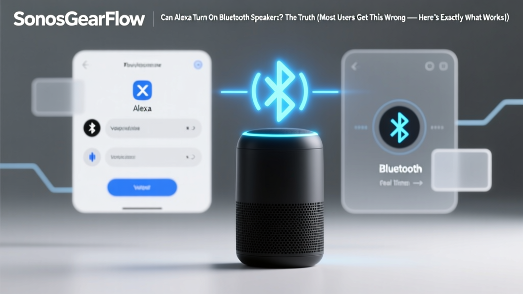 Can Alexa Turn On Bluetooth Speakers? The Truth (Most Users Get This Wrong — Here’s Exactly What Works in 2024)
