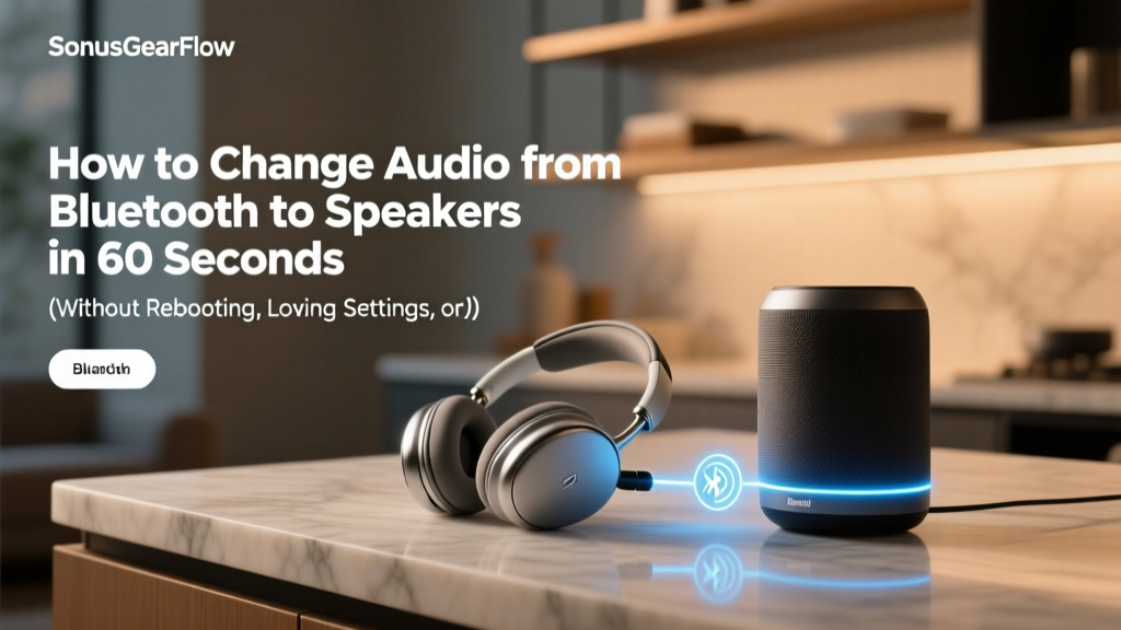 How to Change Audio from Bluetooth to Speakers in 60 Seconds (Without Rebooting, Losing Settings, or Frustration) — The Real-World Guide Every Windows, Mac & Android User Needs