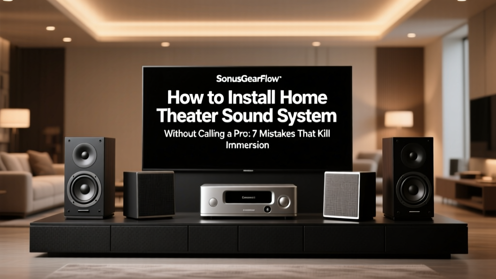How to Install Home Theater Sound System Without Calling a Pro: 7 Mistakes That Kill Immersion (and Exactly How to Fix Each One in Under 90 Minutes)