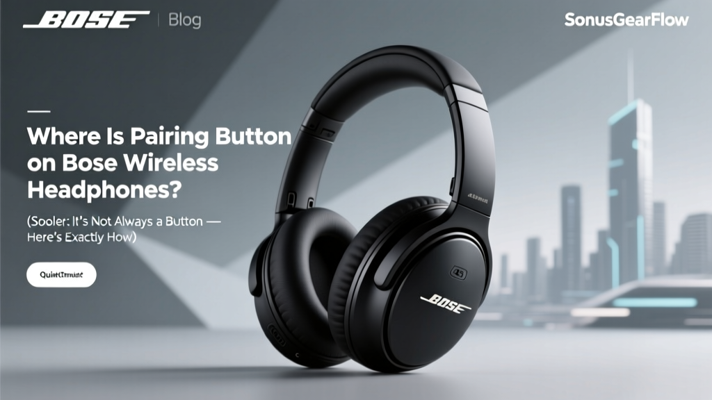 Where Is Pairing Button on Bose Wireless Headphones? (Spoiler: It’s Not Always a Button — Here’s Exactly How to Pair Every Model in 2024 Without Guesswork or Frustration)