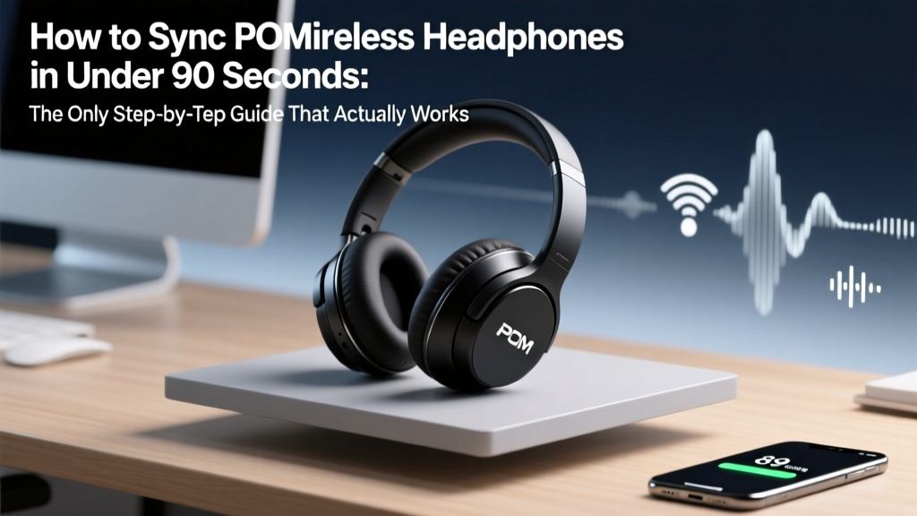 How to Sync POM Wireless Headphones in Under 90 Seconds: The Only Step-by-Step Guide That Actually Works (No Bluetooth Ghosting, No Reboot Loops, No 'Forget Device' Frustration)