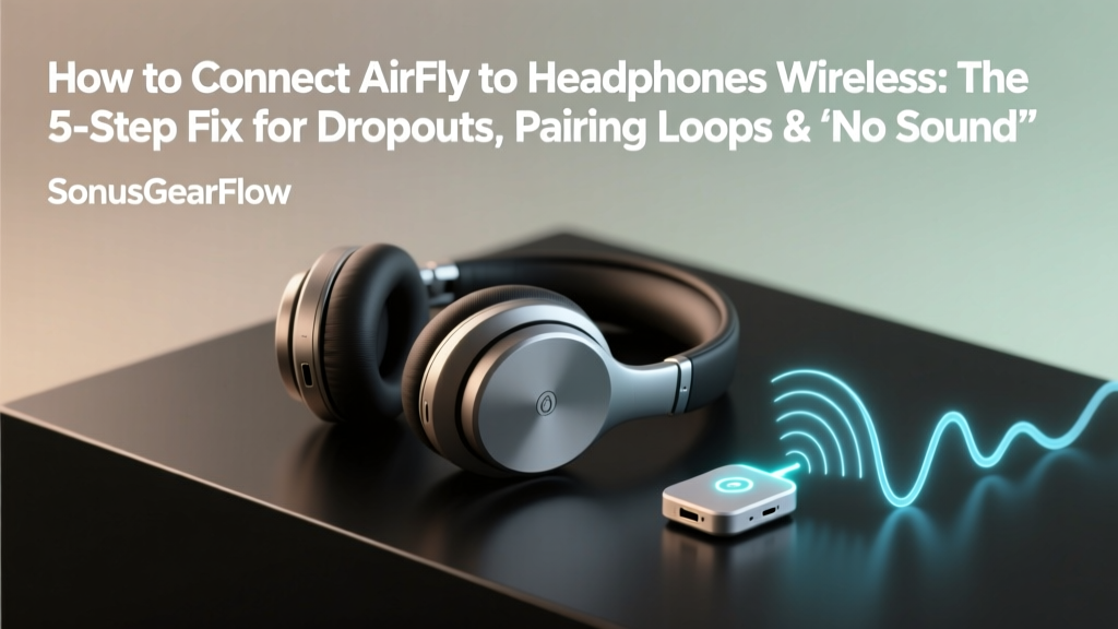 How to Connect AirFly to Headphones Wireless: The 5-Step Fix for Dropouts, Pairing Loops & 'No Sound' Frustration (Works Even If Your Headphones Aren’t Bluetooth)
