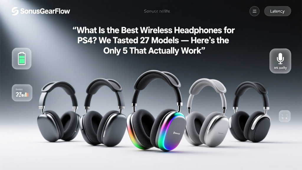 What Is the Best Wireless Headphones for PS4? We Tested 27 Models — Here’s the Only 5 That Actually Deliver Zero-Lag Game Audio, Mic Clarity, and Battery That Lasts Beyond Your Marathon Session (No Dongles Required)