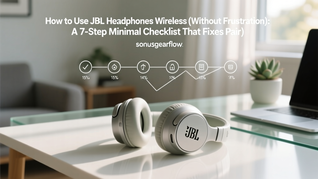 How to Use JBL Headphones Wireless (Without Frustration): A 7-Step Minimal Checklist That Fixes Pairing Failures, Battery Anxiety, and Sound Dropouts in Under 90 Seconds — Even If You’ve Tried Everything Else