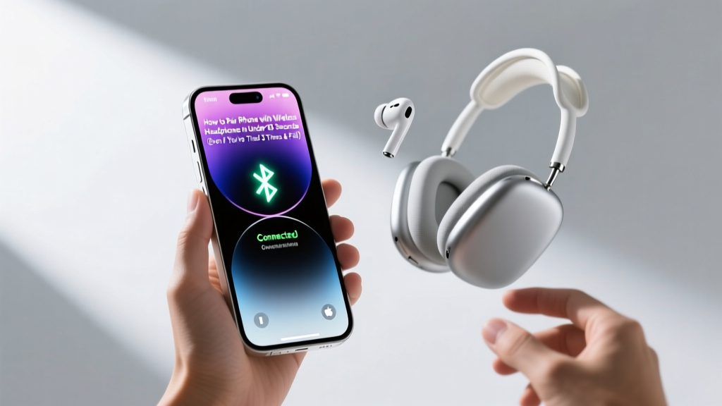 How to Pair iPhone with Wireless Headphones in Under 90 Seconds (Even If You’ve Tried 3 Times & Failed — Here’s Why It Keeps Failing)