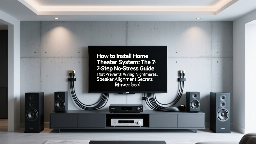 How to Install Home Theater System: The 7-Step No-Stress Guide That Prevents Wiring Nightmares, Speaker Phase Errors, and Receiver Confusion (Even If You’ve Never Touched an HDMI Cable)