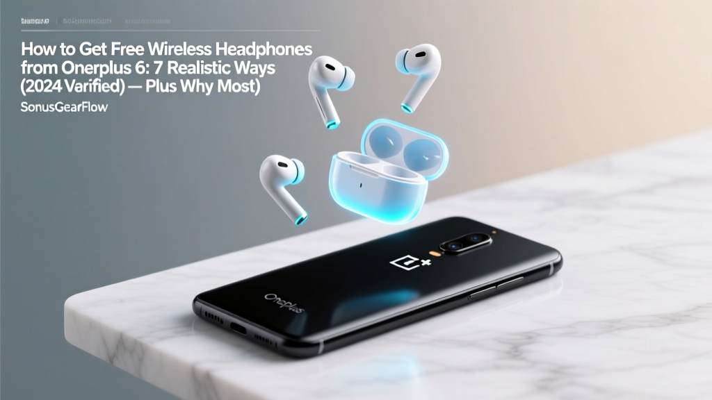 How to Get Free Wireless Headphones from OnePlus 6: 7 Realistic Ways (2024 Verified) — Plus Why Most 'Free' Offers Are Traps That Waste Your Time & Data