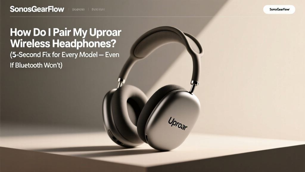 How Do I Pair My Uproar Wireless Headphones? (5-Second Fix for Every Model — Even If Bluetooth Won’t Connect or Keeps Dropping)