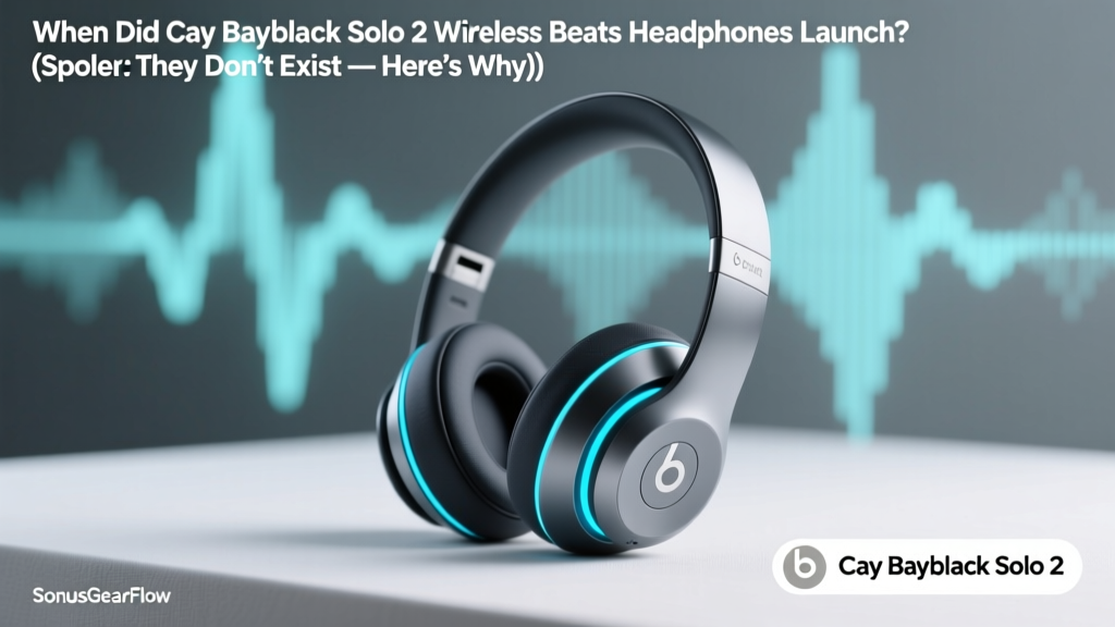 When Did Cay Bayblack Solo 2 Wireless Beats Headphones Launch? (Spoiler: They Don’t Exist — Here’s How to Spot Real Limited Editions vs. Fake Listings Before You Get Scammed)