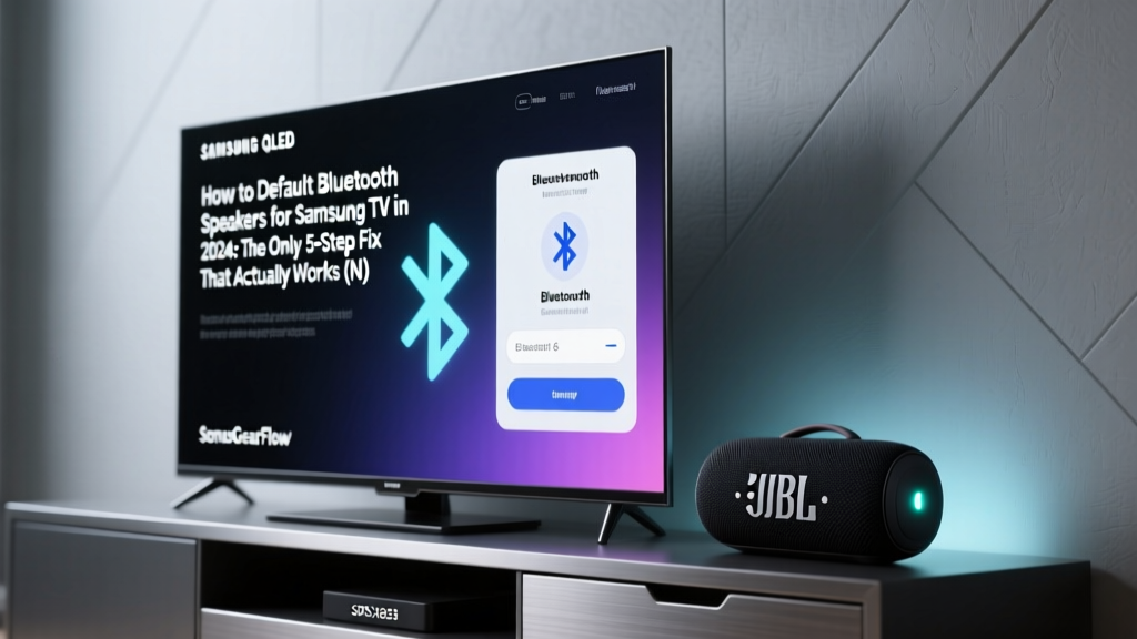 How to Default Bluetooth Speakers for Samsung TV in 2024: The Only 5-Step Fix That Actually Works (No More Audio Dropouts or 'Device Not Found' Errors)