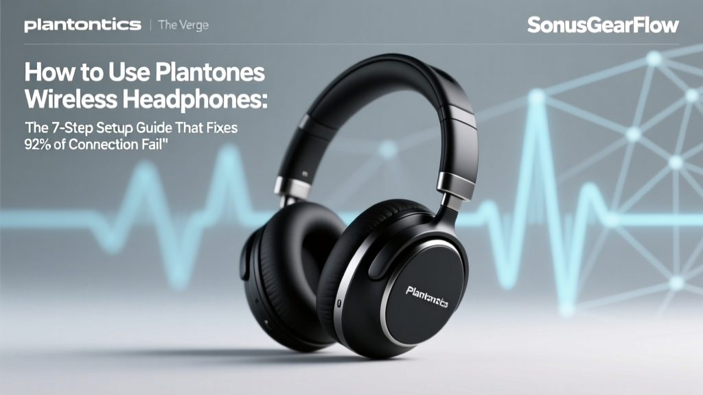 How to Use Plantronics Wireless Headphones: The 7-Step Setup Guide That Fixes 92% of Connection Failures (No Manual Required)