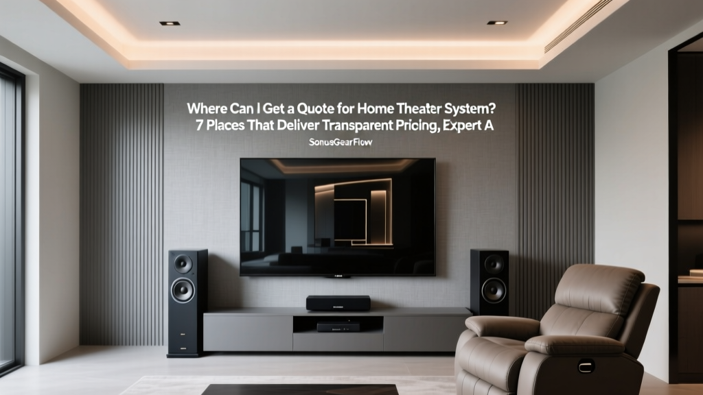 Where Can I Get a Quote for Home Theater System? 7 Places That Deliver Transparent Pricing, Expert Advice, and Zero-Pressure Consultations (No Sales Pitches, Just Real Value)