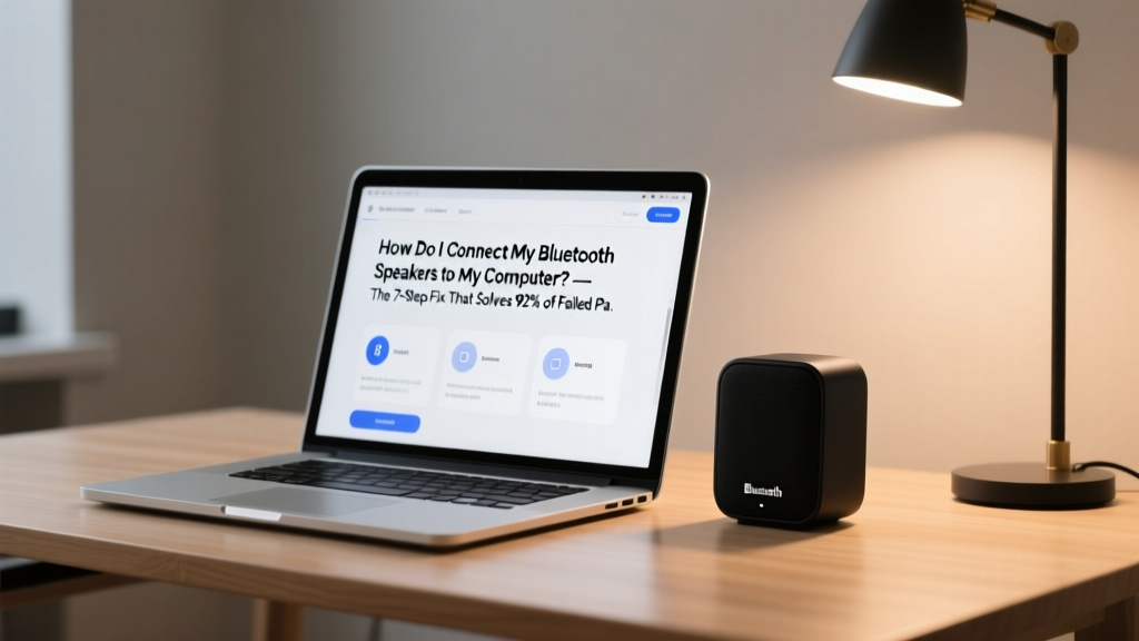 How Do I Connect My Bluetooth Speakers to My Computer? — The 7-Step Fix That Solves 92% of Failed Pairings (No Tech Degree Required)