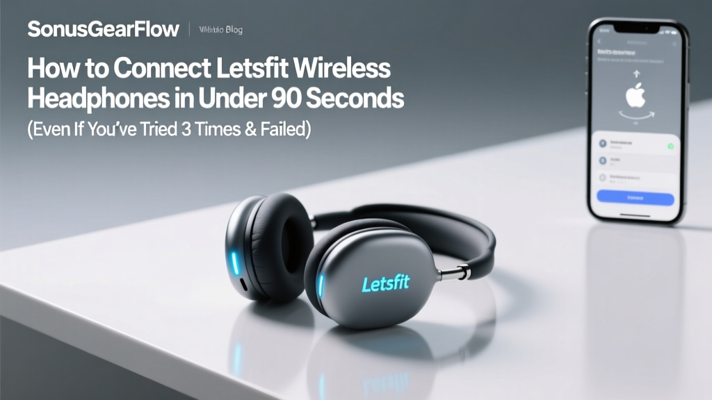 How to Connect Letsfit Wireless Headphones in Under 90 Seconds (Even If You’ve Tried 3 Times & Failed — Here’s the Exact Button Combo Your Model Needs)