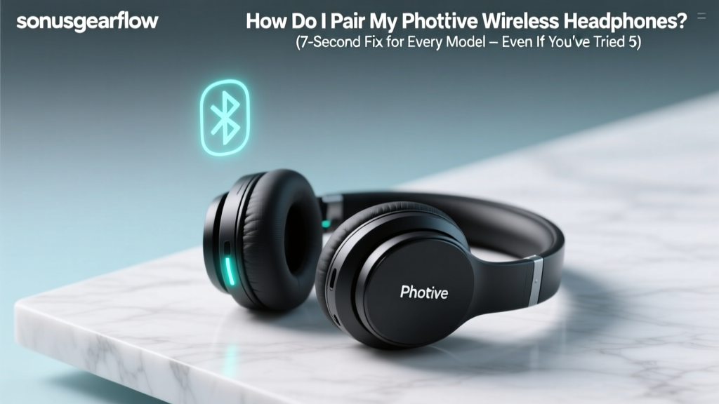 How Do I Pair My Photive Wireless Headphones? (7-Second Fix for Every Model — Even If You’ve Tried 5 Times & Failed)