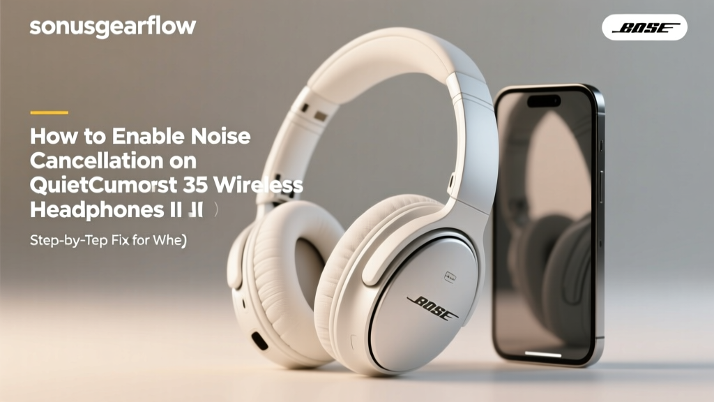 How to Enable Noise Cancellation on QuietComfort 35 Wireless Headphones II (Step-by-Step Fix for When It’s Not Working — No App, No Reset Needed)