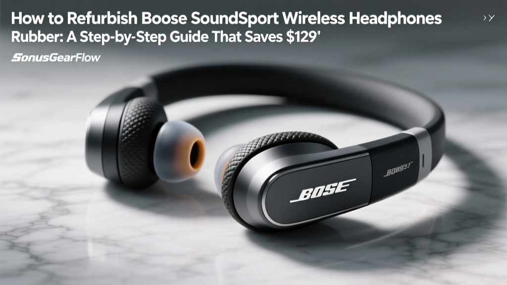 How to Refurbish Bose SoundSport Wireless Headphones Rubber: A Step-by-Step Guide That Saves $129 (Bose’s Official Replacement Cost) and Extends Lifespan by 2+ Years — Without Glue, Heat Guns, or Risking Driver Damage