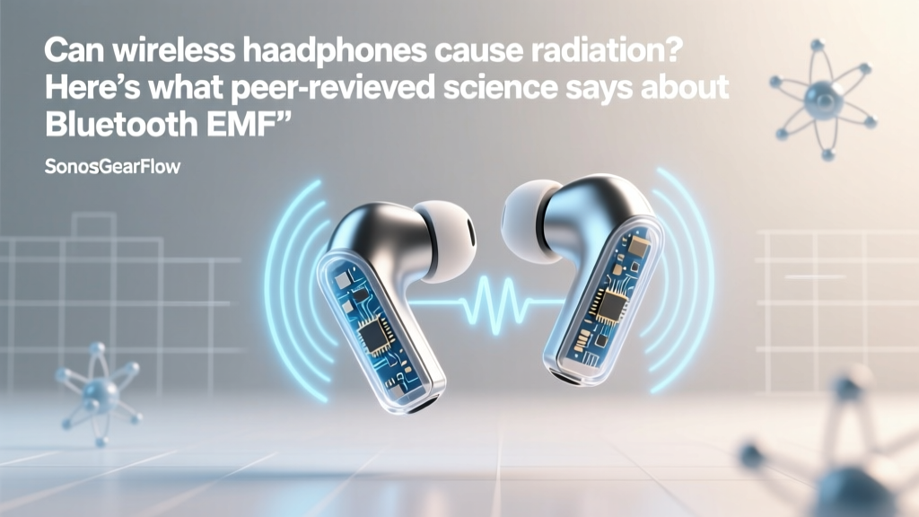 Can wireless headphones cause radiation? Here’s what peer-reviewed science says about Bluetooth EMF exposure—and why your AirPods are almost certainly safer than your morning coffee (no scare tactics, just physics and data).