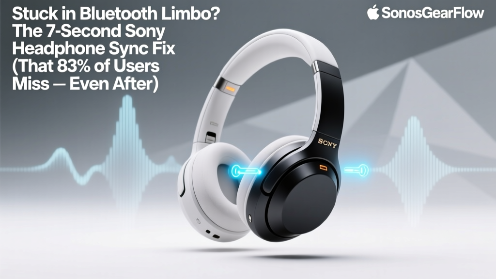 Stuck in Bluetooth Limbo? The 7-Second Sony Headphone Sync Fix (That 83% of Users Miss — Even After Factory Reset)