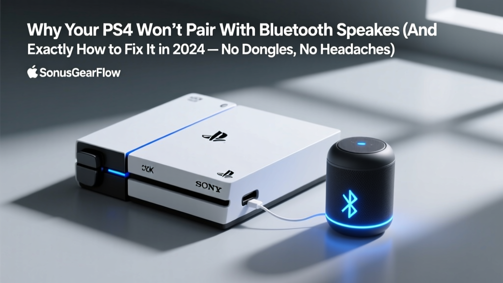 Why Your PS4 Won’t Pair With Bluetooth Speakers (And Exactly How to Fix It in 2024 — No Dongles, No Headphones, Just Real Audio)