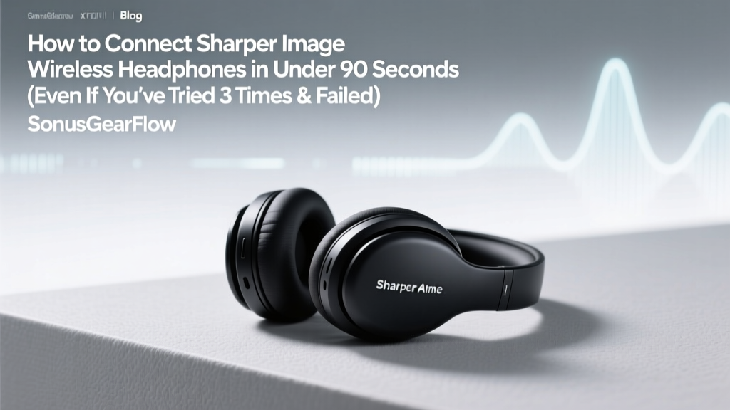 How to Connect Sharper Image Wireless Headphones in Under 90 Seconds (Even If You’ve Tried 3 Times & Failed — Here’s What You’re Missing)