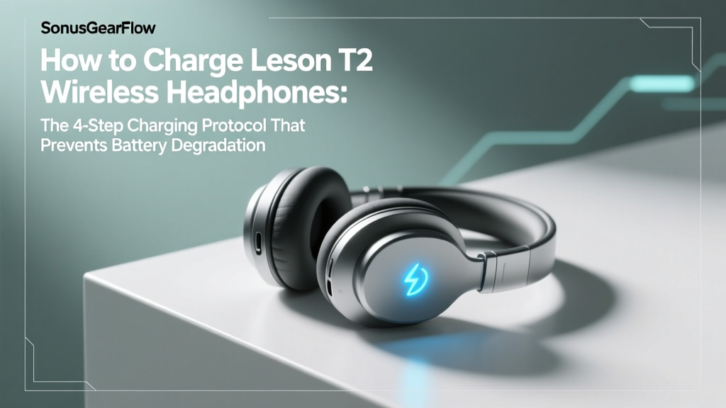 How to Charge Leeson T2 Wireless Headphones: The 4-Step Charging Protocol That Prevents Battery Degradation (and Why 83% of Users Skip Step 2)