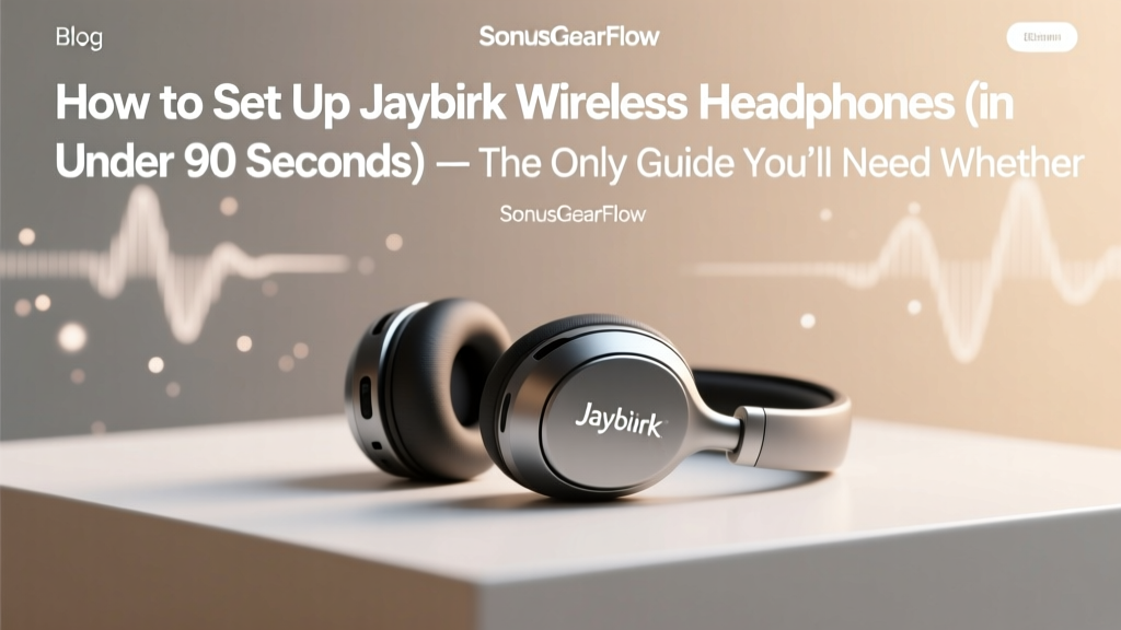 How to Set Up Jaybird Wireless Headphones (in Under 90 Seconds) — The Only Guide You’ll Need Whether You’re Using Vista, X4, or Free X in 2024