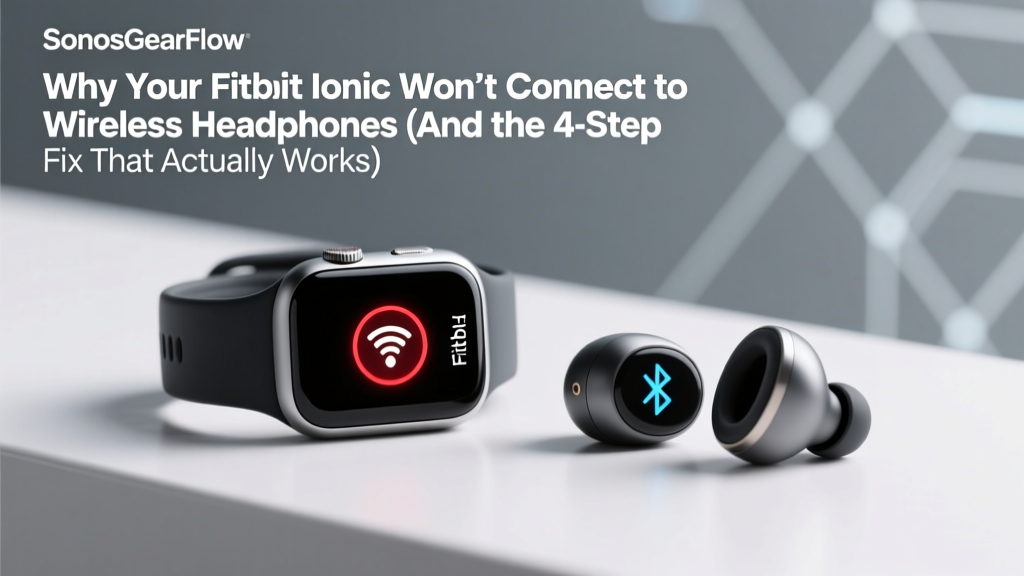 Why Your Fitbit Ionic Won’t Connect to Wireless Headphones (And the 4-Step Fix That Actually Works in 2024 — No Factory Reset Needed)