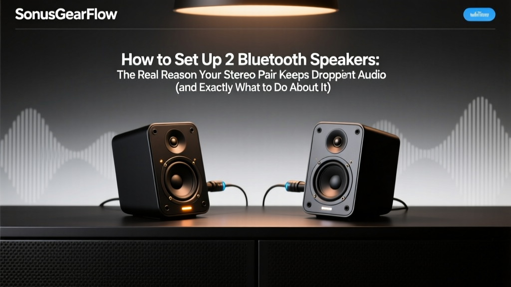 How to Set Up 2 Bluetooth Speakers: The Real Reason Your Stereo Pair Keeps Dropping Audio (and Exactly How to Fix It in Under 5 Minutes)