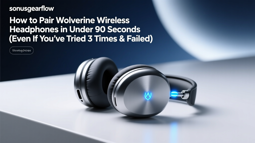 How to Pair Wolverine Wireless Headphones in Under 90 Seconds (Even If You’ve Tried 3 Times & Failed — Here’s the Exact Button Combo Your Manual Doesn’t Mention)