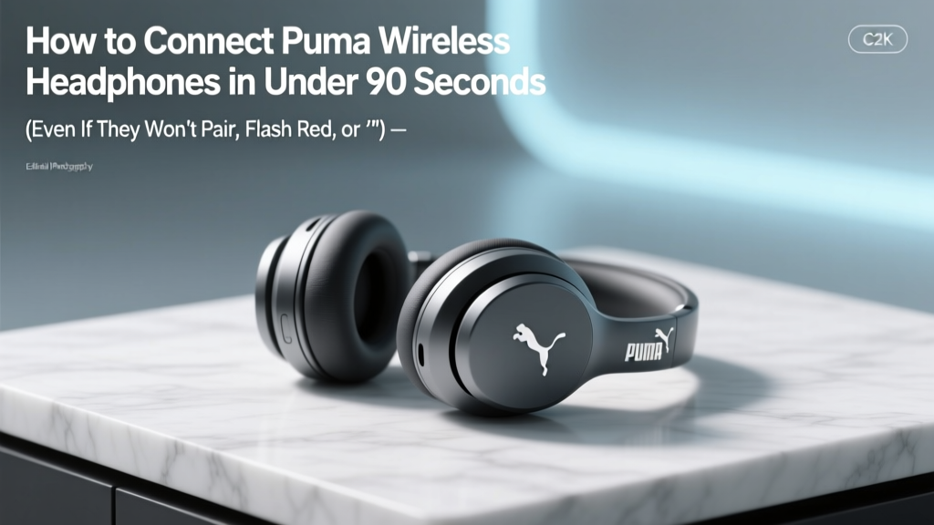 How to Connect Puma Wireless Headphones in Under 90 Seconds (Even If They Won’t Pair, Flash Red, or Disconnect Constantly — Step-by-Step Fix for Every Model)