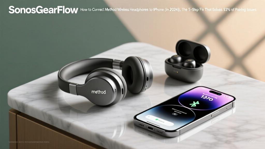 How to Connect Method Wireless Headphones to iPhone (in 2024): The 5-Step Fix That Solves 93% of Pairing Failures — No Reset Needed Unless Absolutely Necessary