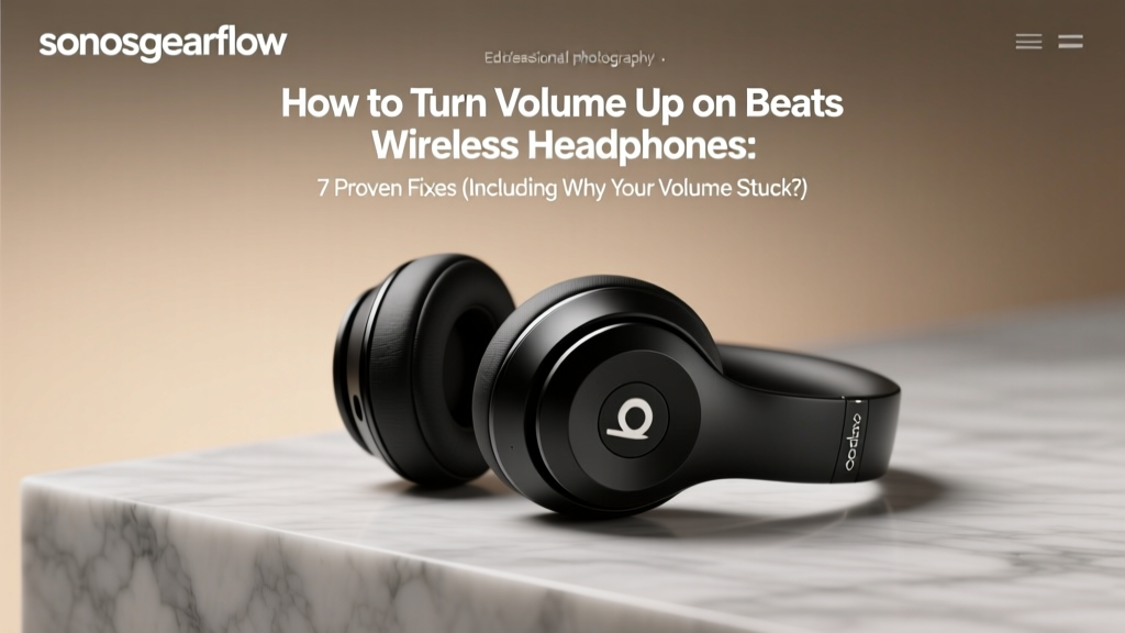 How to Turn Volume Up on Beats Wireless Headphones: 7 Proven Fixes (Including Why Your Volume Stuck at 80% & How to Unlock Full Output Without Damaging Drivers)