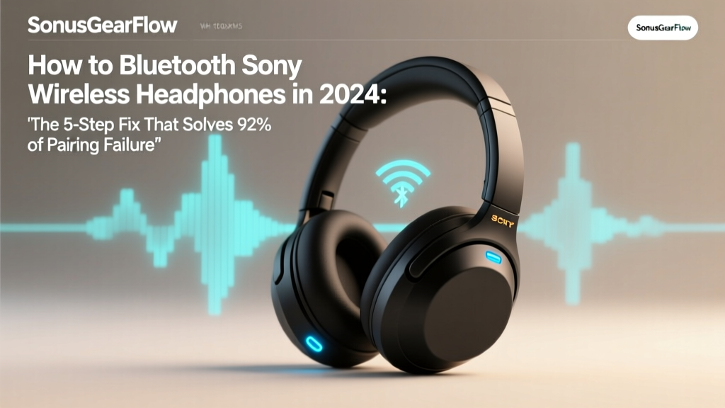 How to Bluetooth Sony Wireless Headphones in 2024: The 5-Step Fix That Solves 92% of Pairing Failures (No Manual Needed)