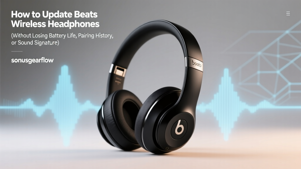How to Update Beats Wireless Headphones (Without Losing Battery Life, Pairing History, or Sound Signature) — A Step-by-Step Guide That Works for Solo Pro, Studio Pro, Flex, and Powerbeats in 2024