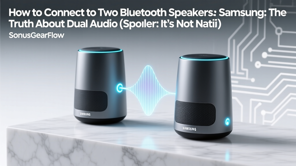 How to Connect to Two Bluetooth Speakers Samsung: The Truth About Dual Audio (Spoiler: It’s Not Native — Here’s Exactly What Works in 2024)