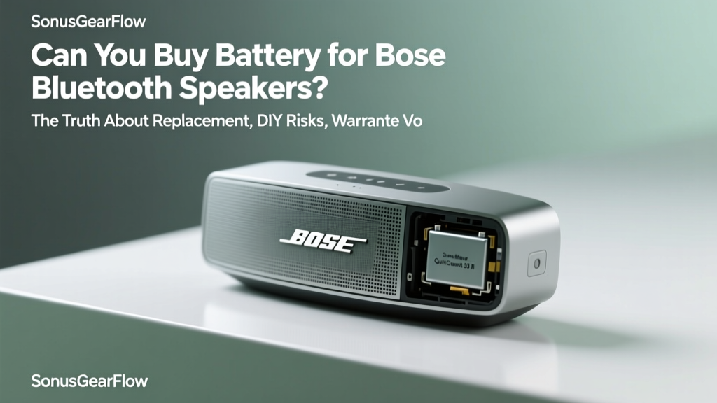 Can You Buy Battery for Bose Bluetooth Speakers? The Truth About Replacement, DIY Risks, Warranty Voiding, and 3 Safer Alternatives That Actually Extend Lifespan (2024 Verified)