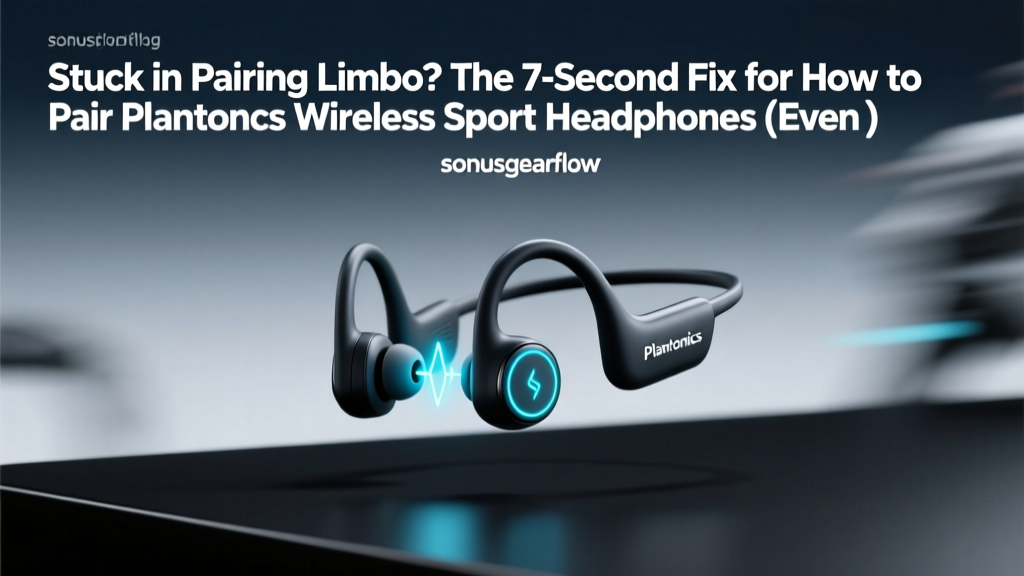 Stuck in Pairing Limbo? The 7-Second Fix for How to Pair Plantronics Wireless Sport Headphones (Even If Bluetooth Won’t Connect, Your Phone Says ‘Not Supported,’ or It Keeps Disconnecting Mid-Workout)