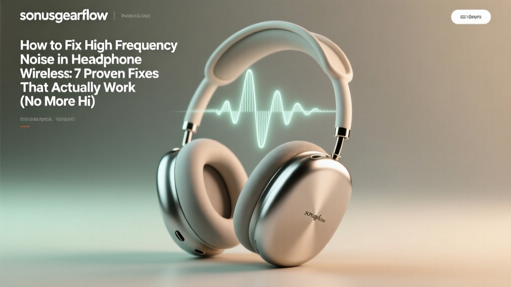 How to Fix High Frequency Noise in Headphone Wireless: 7 Proven Fixes That Actually Work (No More Hissing, Whining, or Digital Screech)