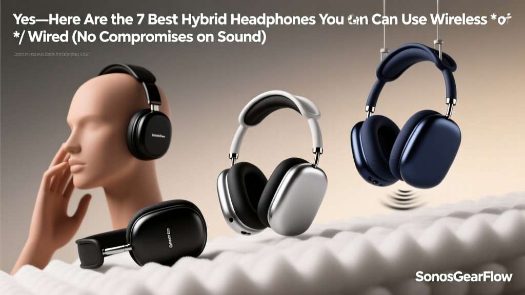 Yes—Here Are the 7 Best Hybrid Headphones You Can Use Wireless *or* Wired (No Compromises on Sound, Latency, or Battery Life)