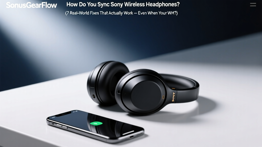 How Do You Sync Sony Wireless Headphones? (7 Real-World Fixes That Actually Work — Even When Your WH-1000XM5 Won’t Pair or Keeps Dropping Connection)
