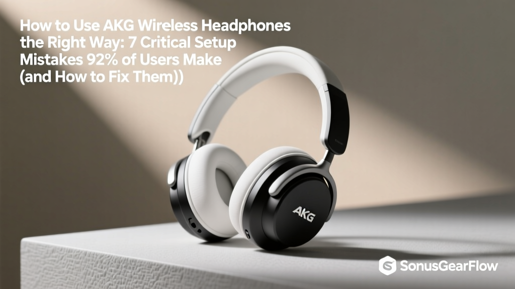 How to Use AKG Wireless Headphones the Right Way: 7 Critical Setup Mistakes 92% of Users Make (and How to Fix Them in Under 90 Seconds)