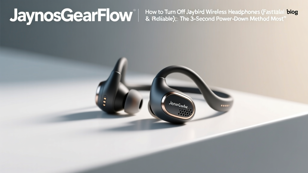 How to Turn Off Jaybird Wireless Headphones (Fast & Reliable): The 3-Second Power-Down Method Most Users Miss — Plus What to Do When They Won’t Shut Off or Keep Reconnecting