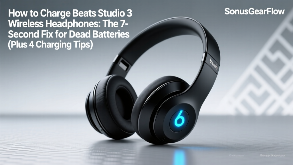 How to Charge Beats Studio 3 Wireless Headphones: The 7-Second Fix for Dead Batteries (Plus 4 Charging Myths That Kill Your Battery Life)