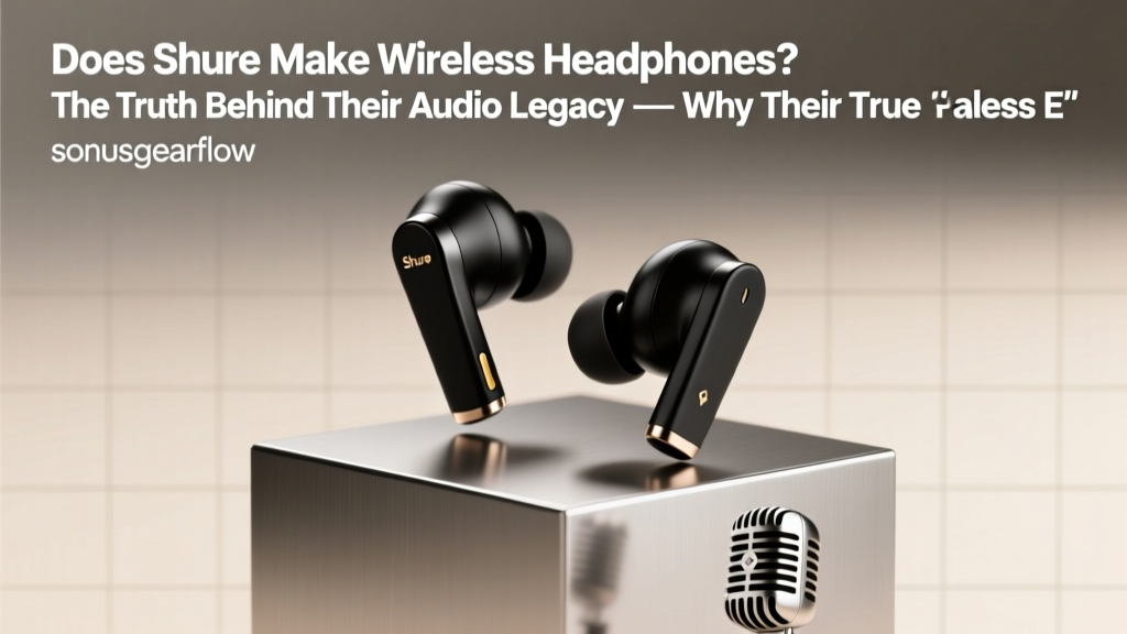 Does Shure Make Wireless Headphones? The Truth Behind Their Audio Legacy — Why Their True Wireless Earbuds (Like the Aonic 500) Are Engineered for Studio-Grade Clarity, Not Just Convenience