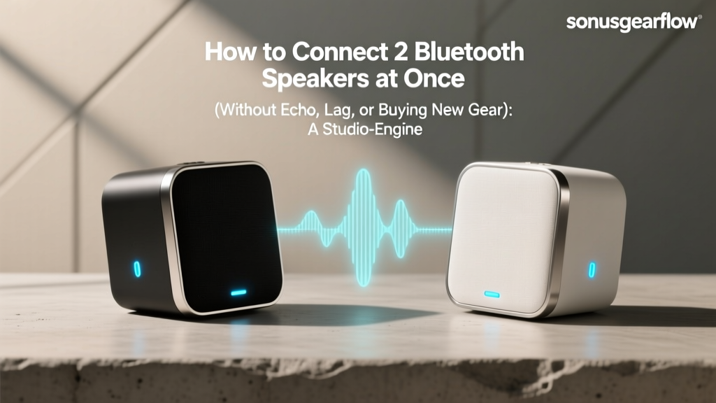 How to Connect 2 Bluetooth Speakers at Once (Without Echo, Lag, or Buying New Gear): A Studio-Engineer-Tested 5-Step Setup That Actually Works in 2024
