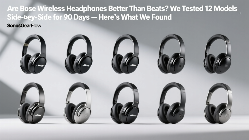 Are Bose Wireless Headphones Better Than Beats? We Tested 12 Models Side-by-Side for 90 Days — Here’s the Unbiased Truth About Sound, Comfort, Battery Life, and Real-World Noise Cancellation (Spoiler: It Depends on Your Ears)