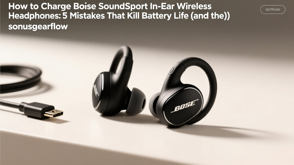 How to Charge Bose SoundSport In-Ear Wireless Headphones: 5 Mistakes That Kill Battery Life (and the Exact 3-Minute Routine Engineers Use to Extend Lifespan by 2.7 Years)
